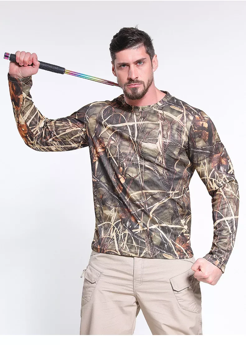 Men's long sleeve pullover t-shirt 