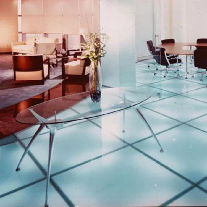 Unique Design Non slip Tempered Glass Floor Triple Laminated Glass Sky Walk