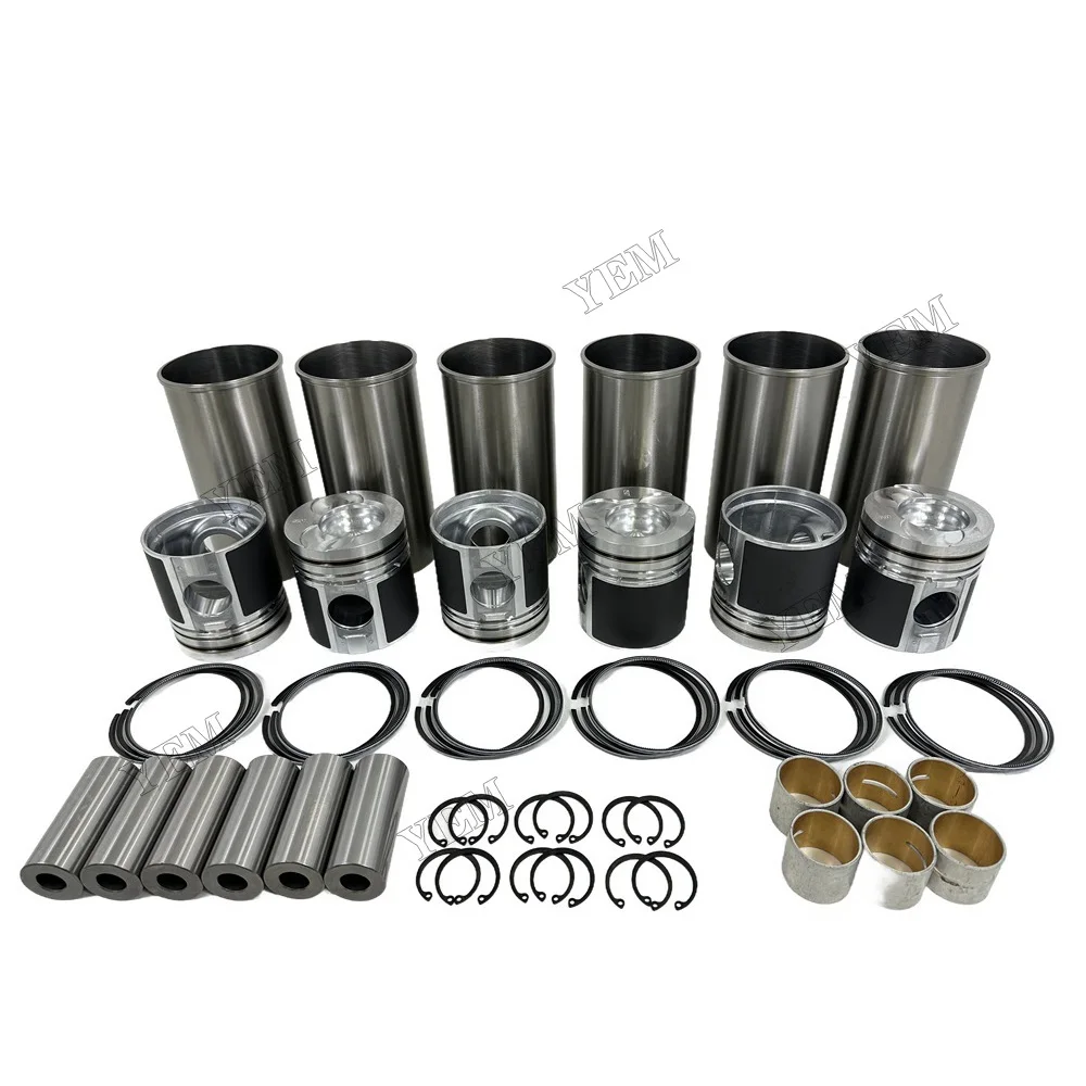 Cylinder Liner Kit Suitable for Doosan / for Develon D1146 Heavy Duty Engine Parts 3