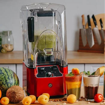 Heavy Duty Automatic 2200W Smoothie Blender Commercial Food Processor