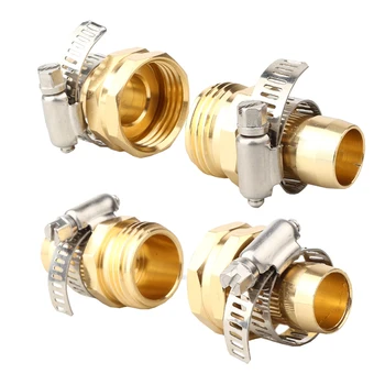 BSP Copper Water Garden Connect Fitting Pipe Faucet Connector Brass Plug Pvc Fittings Quick Coupling Coupler Hose Connectors