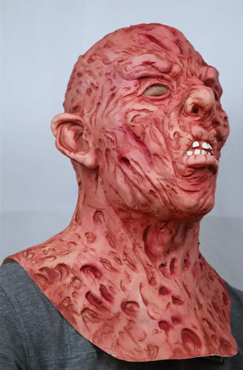 Film and Television Halloween Horror Movie Latex Human Face Ghost Headgear Jason Freddy Mask
