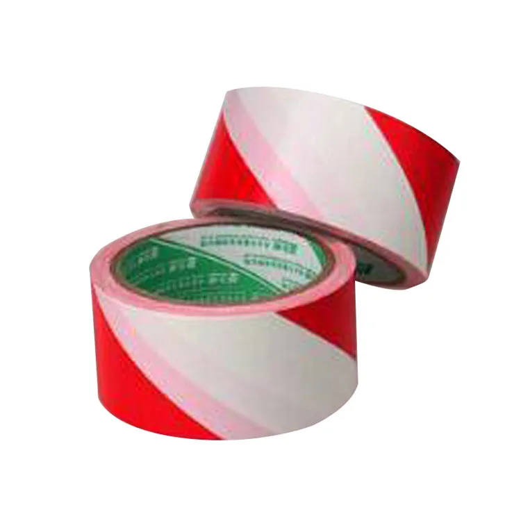 traffic road construction non adhesive White/Red isolation belt warning barricade tape