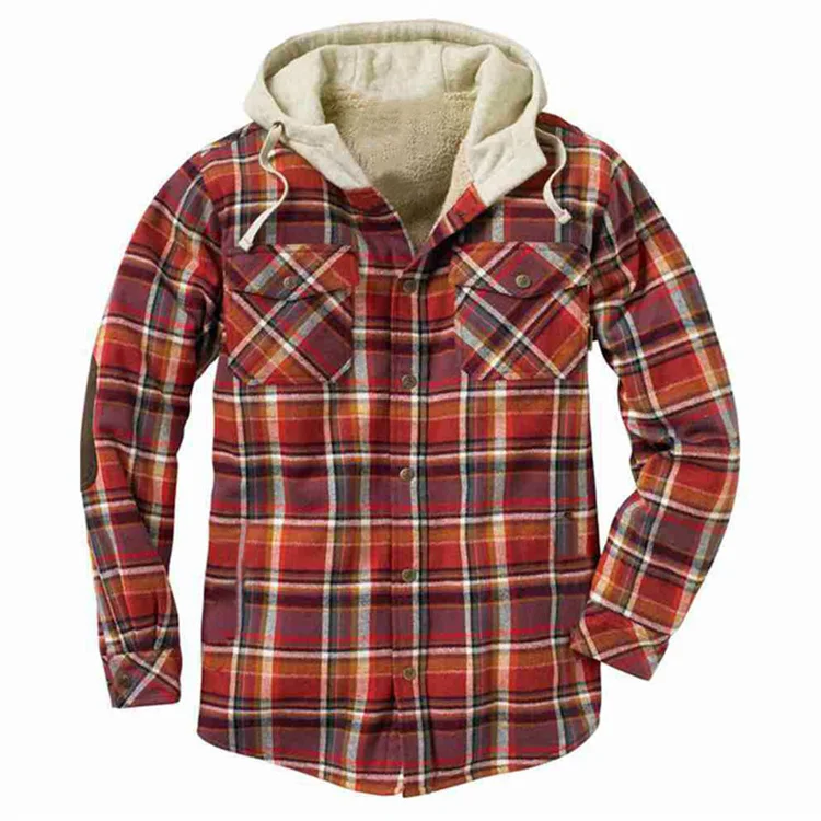 Mens Classic Winter Long Sleeve Button 