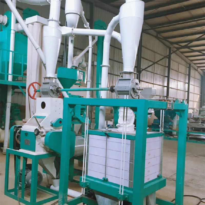 Kenya Tanzania South Africa Malawi Rwanda Angola Cameroon 5 Ton/24h  Maize Flour Mill Machine