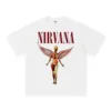 Nirvana bright red angel white