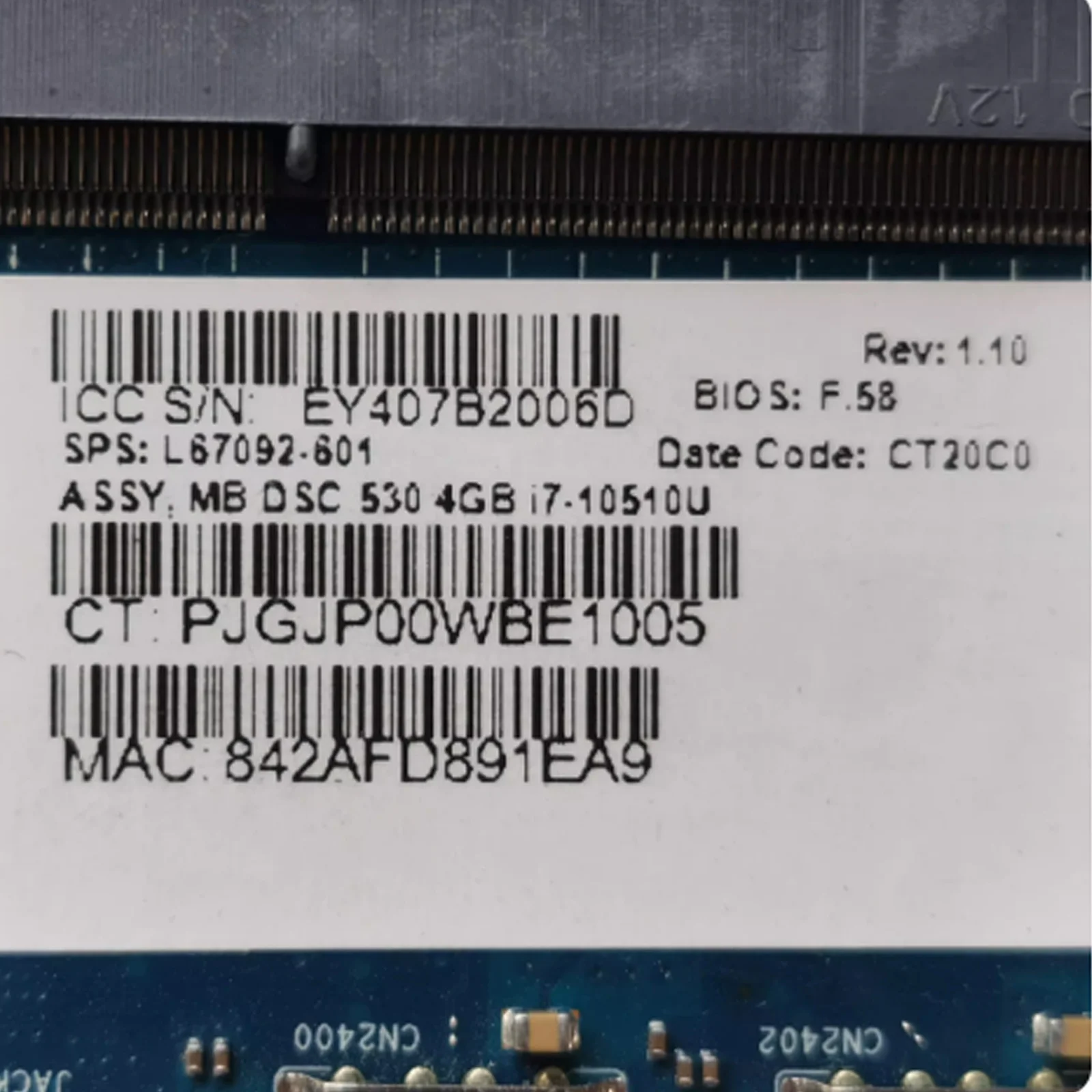 For HP 470 G7 17-by2001TX Motherboard L67092-601 001 6050A3107801 Laptop Motherboard Mainboard L67092-601 6050A3107801 Mainboard