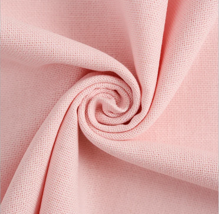 6S льняная вискозная ткань 37*31 однотонная окрашенная одежда для весны и лета