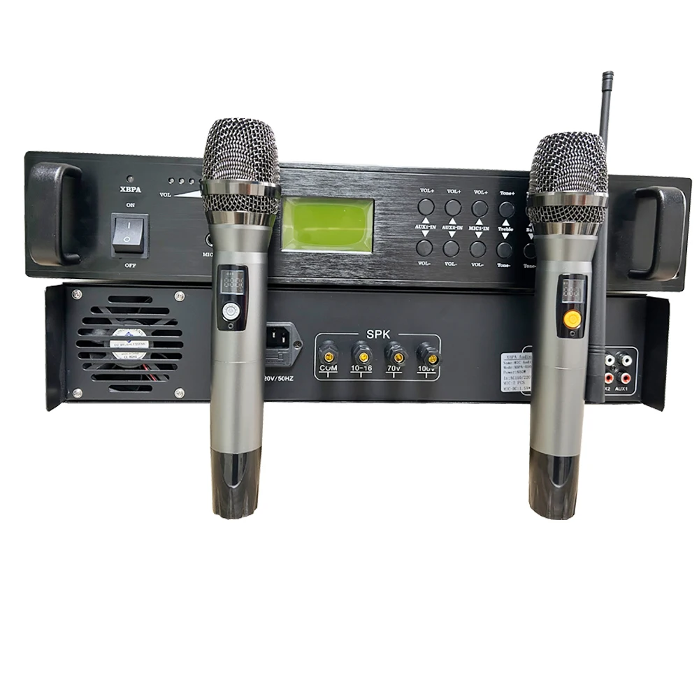wireless microphone microphone amplifier speaker system Wireless Microphone Power Amplifier Speaker PA System