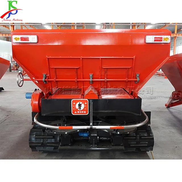 Small Tracked Organic Fertilizer Spreader For Greenhouses With Tracked
