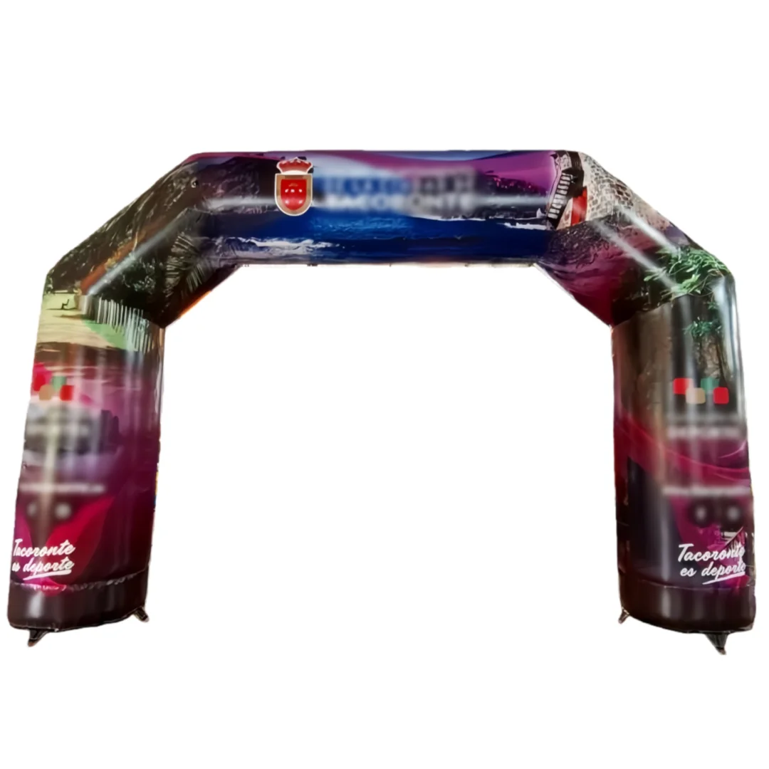 Durable Waterproof Inflatable Arch with Customized Color Options for Sports Events and Advertising
