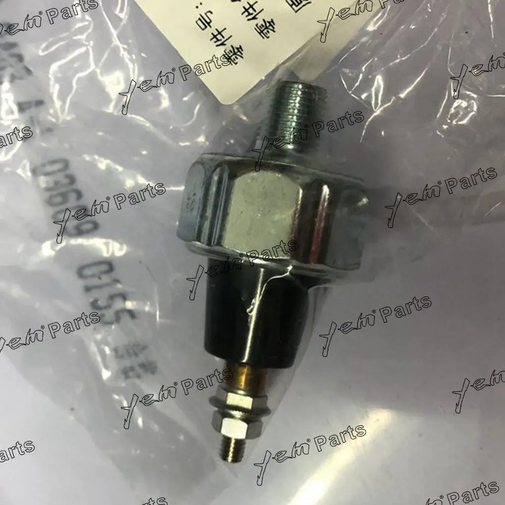 Oil Pressure Sensor Fit for Isuzu 4LE1 Dump Truck Generator Set Marine Diesel Engine Parts