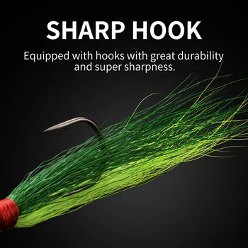 CHEERY 7g 10g 16g Deer Hair Metal Jig Head Hook Metal Jig Lure Sturdy Bait Fishing Jigging Lure – Metal Jig – view 5