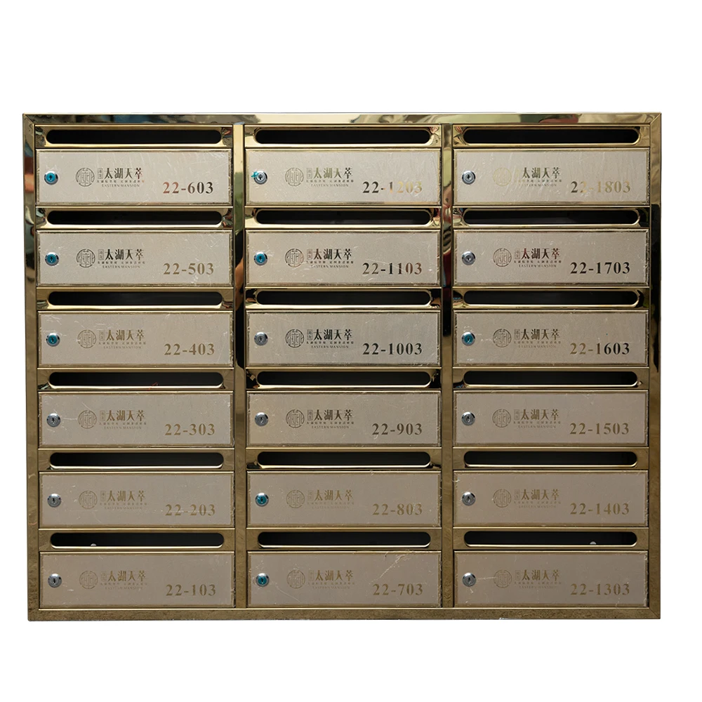 Mailboxes Residential Smart  Parcel Modern Outdoor Mini Smart Mailbox Combination Apartment Mailbox