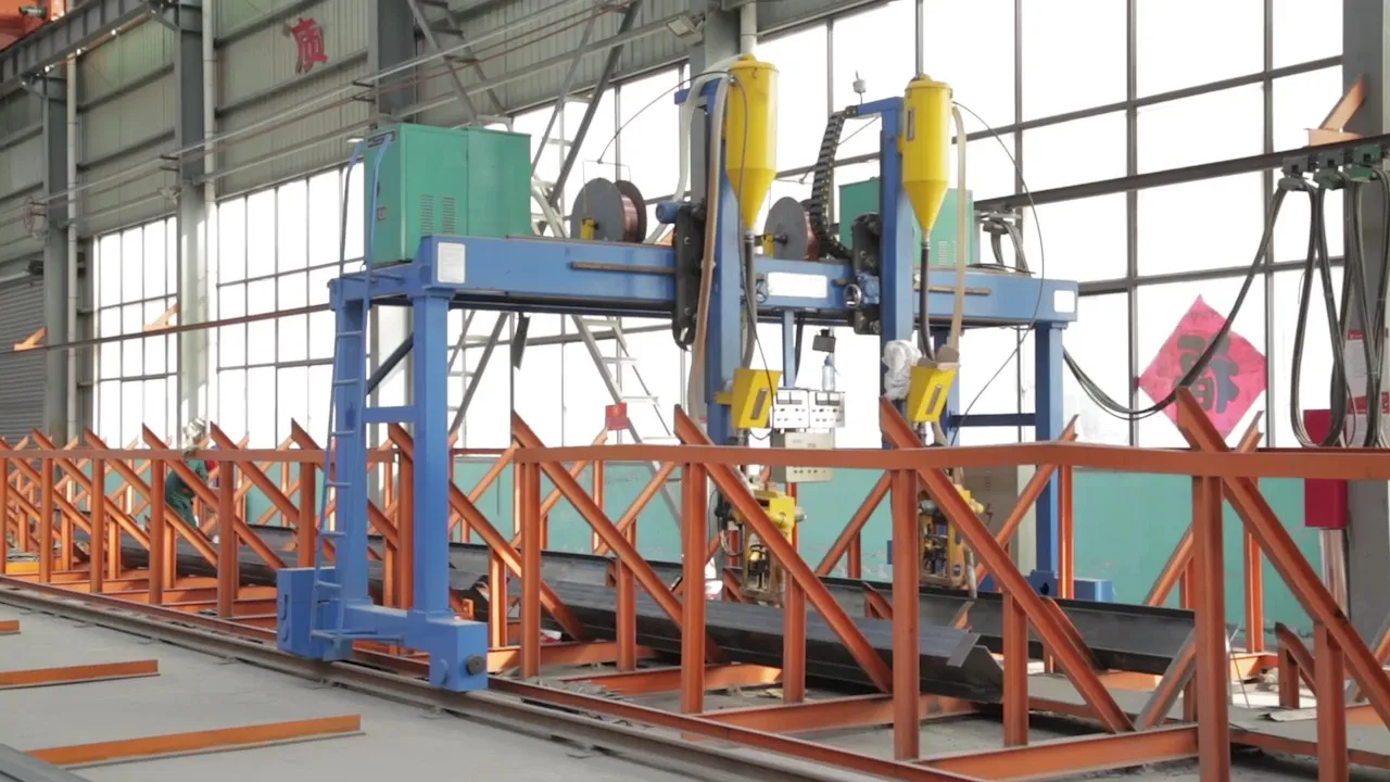 H Beam Automatic Submerged Arc Welding Machine