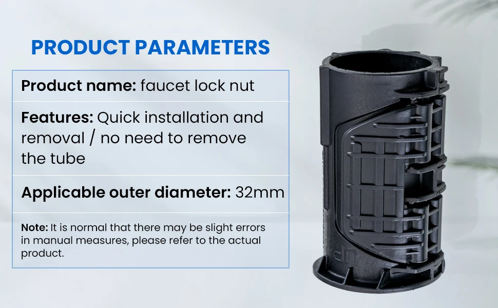 Faucet Nuts,Quick Install Locknuts,Coupling Nut For Kitchen Bathroom