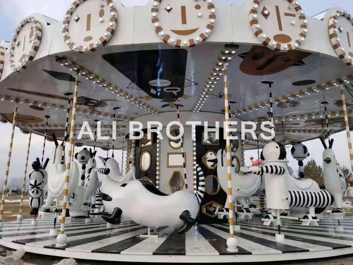 Parco divertimenti 16 24 36 posti giostra giro moda giostra