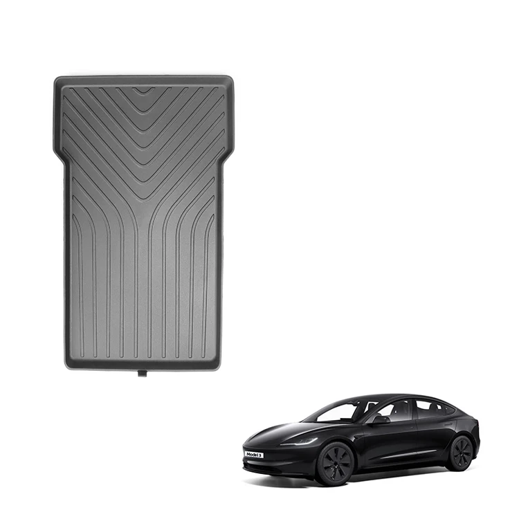 Tesla Model 3 uchun qo'l tayanchi qutisi to'shlag'i TPE materialdan yasalgan qo'l tayanchi organayzer ombori qutisi to'shlgi ichki aksessuar