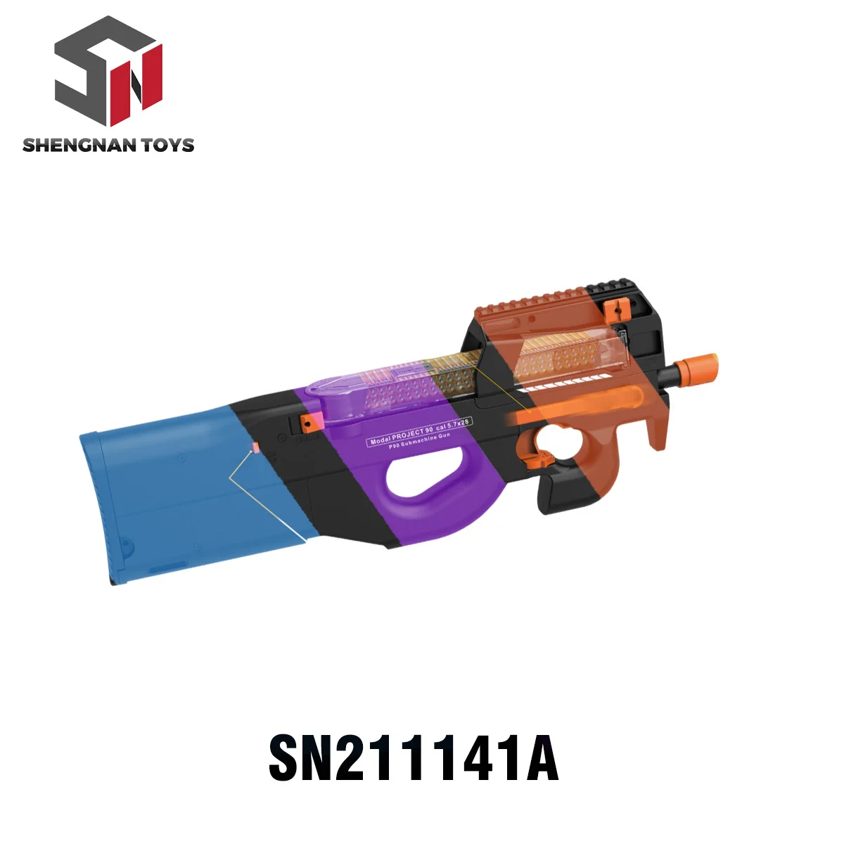 P90 Model Electric Submachine Gun Toy - Fun & Safety