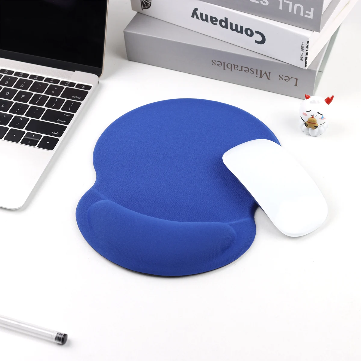 Promotional Ergonomic Printing Office Desk Mouse Mat With Wrist Rest 3d