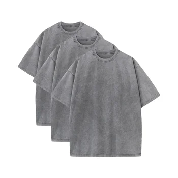 Custom Men's Oversized  Cotton Spring T-Shirts Vintage Style Loose Fit Short Sleeve Casual Tee for 100% Cotton Men's T-shirts