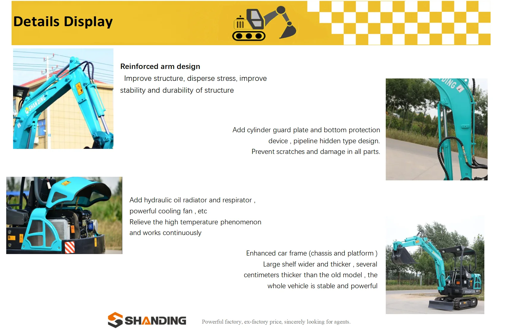 Official Excavator Machinesd17b Hydraulic Electric Small Micro Crawler