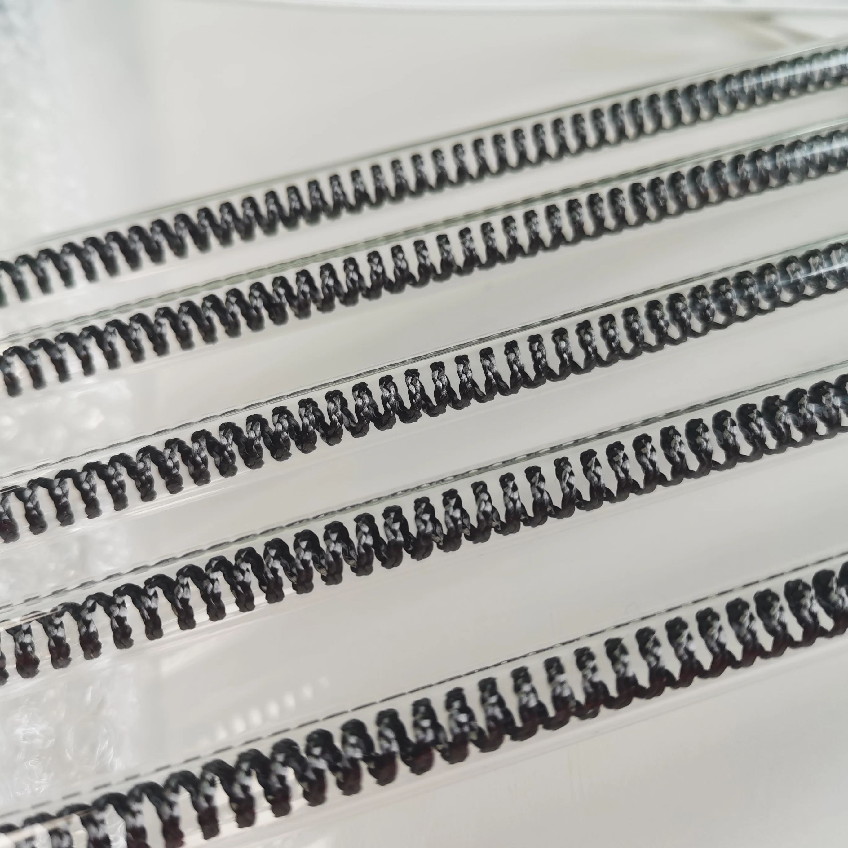IR High Temperature Quartz Glass Infrared Heater Lamp Tube for Bottle Blowing Machine Clear Halogen Heat Lamps 110V