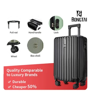 20 Inch Hardside Expandable Carry-On Luggage 8 Wheel Spinner with TSA Lock Hard Shell Suitcase Business Travel Made ABS Aluminum