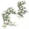 White flowering vines
