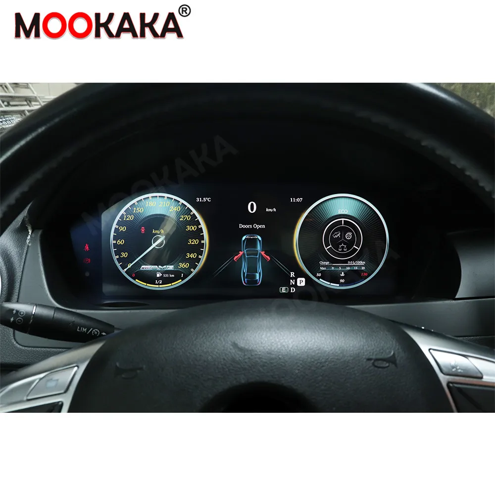 Digital Cluster Virtual Lcd Dashboard For Mercedes Benz C W204 2011