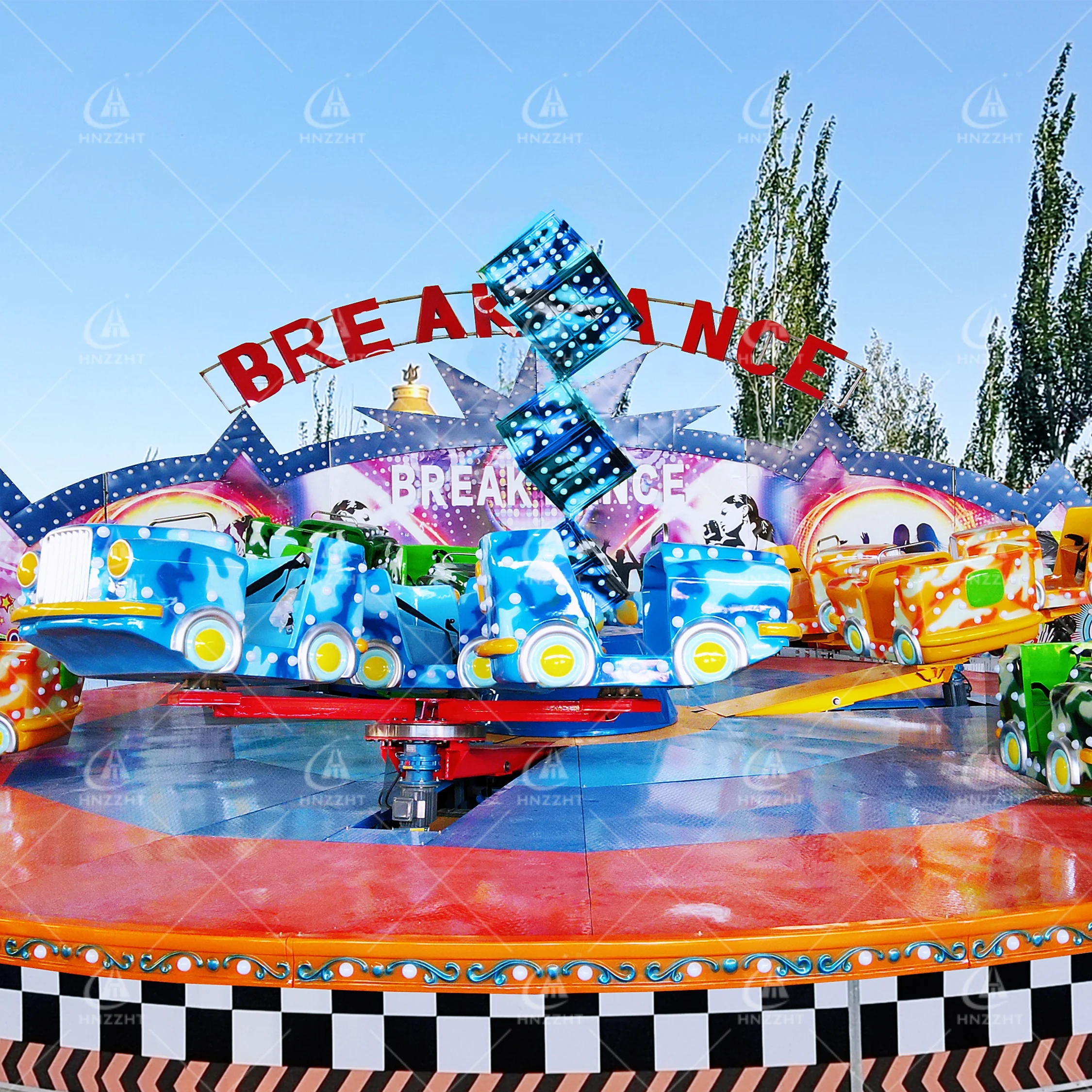 DANCEABLE JING-TENG ジャパレゲ Break Dance Ride Playground Commercial Spinning Thrilling Games