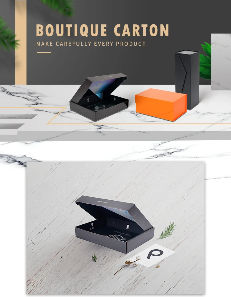 Rigid Packaging Box | Lipack Cosmetic Bottle Packaging Cardboard Box Magnetic Gift Kraft Shipping Boxes Custom Logo For Cosmetics Skincare