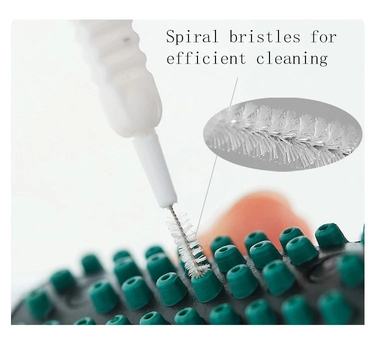 10pcs/bag Bathroom Shower Head Cleaner Mini Hole Brush Cleaning Brushes