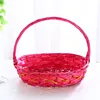 Golden silk rope, rose red