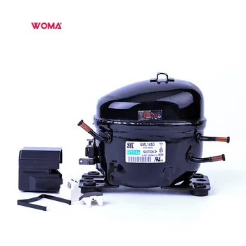 Zel GVY53AD R134a Refrigeration Compressor - 115V/60Hz, 1/5HP, Air