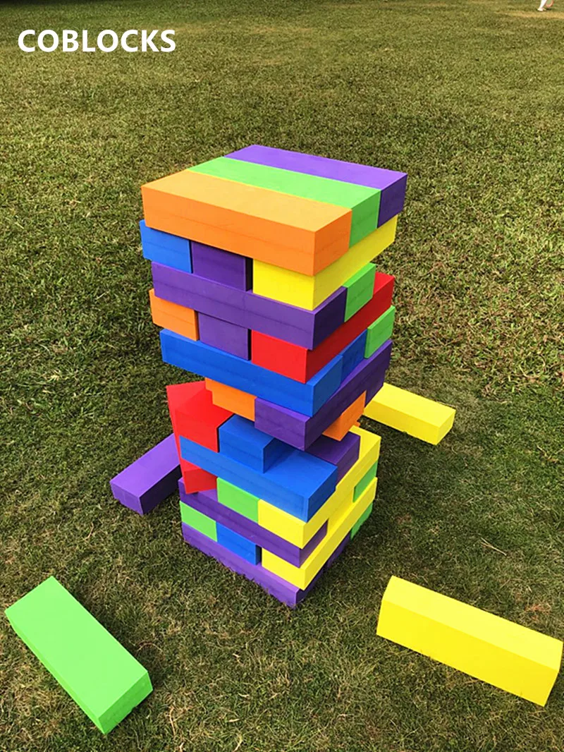The Oversize Block Stacking Game Tumbling Tower Board Games Childrenes