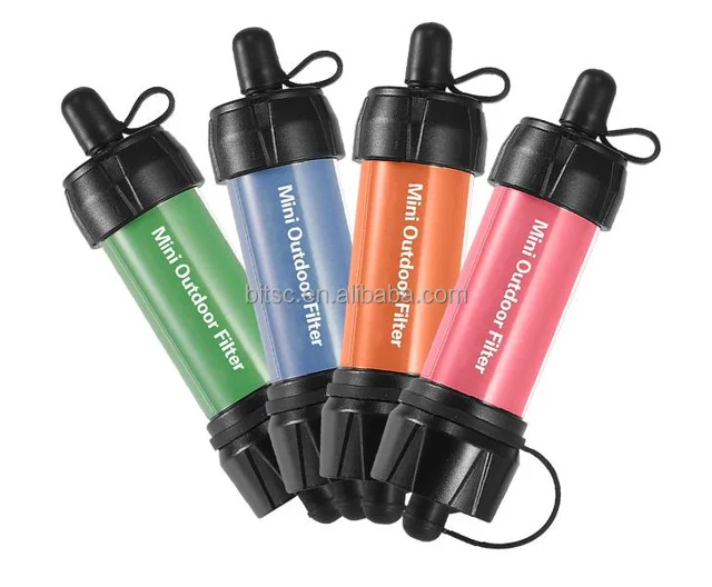 2025 Portable 5000L Drink Water Filter Straw System Water Purification Filter Outdoor Survival Drinking Water Filter or Purifier