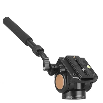 Pro QZSD Q90 DSLR Videl Tripod Head 18kg  Load Capacity Monopod Head for Telescope Les Three-way Handle Damping Handle Head