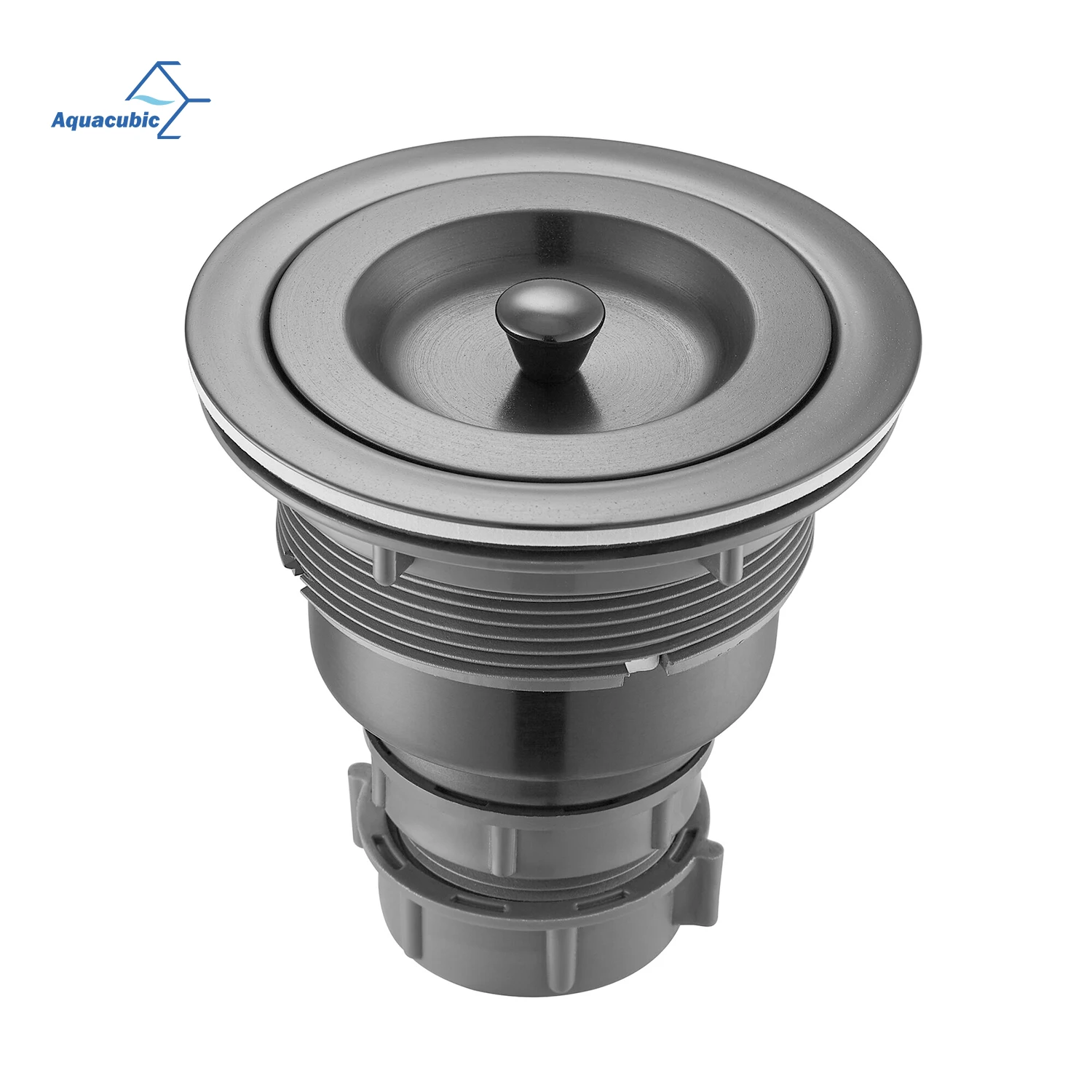 Aquacubic, матовая черная большая кухонная корзина для раковины, 3-1/2 дюйма