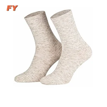 FY-N1348 100% hemp socks organic hemp socks linen socks