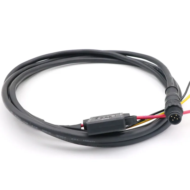 Waterproof CANopen Cable M12 5Pin Male to Female Connector Overmolded CANbus Extension Cable