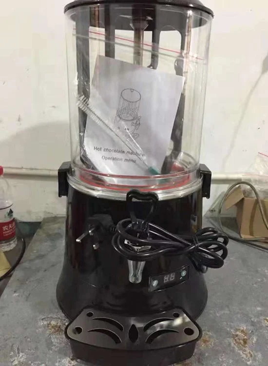 Hot Chocolate Machine,Commercial Hot Chocolate Dispenser Machine,30~90℃  Adjustment Hot Coco Making Machine,Hot Drink Milk Machine with Led Display  304