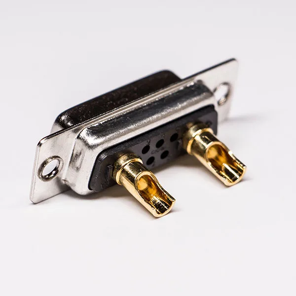DB Meter Digital Straight Solder Type D Sub Dsub 7W2 Female Connector for RG316 Cable