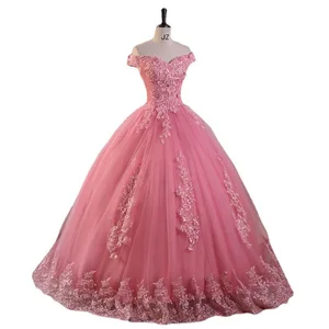 New Fashion Sequin Pink One Shoulder Mesh Princess Temperament Evening Dress