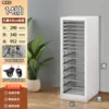 95 haut simple rangée blanc crème-14 tiroirs-48 cm