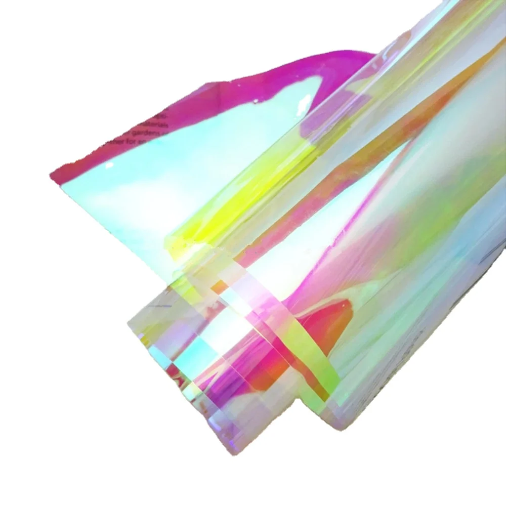 SX-3066 Aurora Transparent Dichroic Film - With Adhesive and Scratch  Resistance Surface