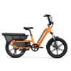 Orange delivery ebike