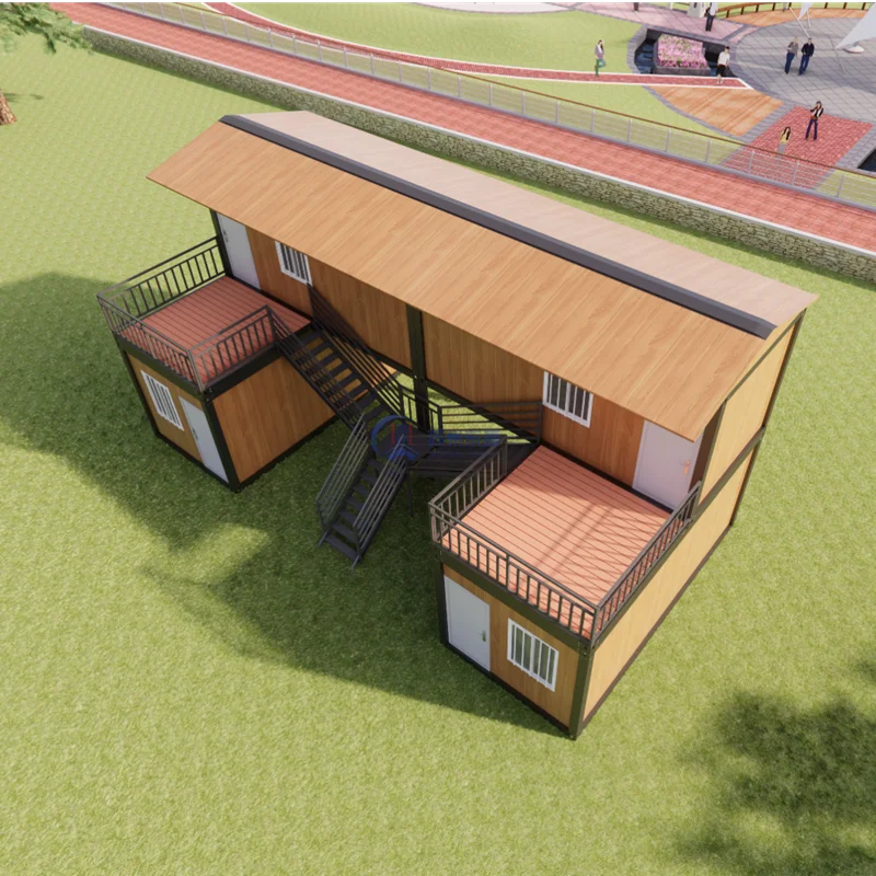 منزل حاويات معياري فاخر بحجم 40 قدم و20 قدم، منزل تخييم جاهز، منزل حاويات قابل للفك، منزل صغير جاهز قابل للفك