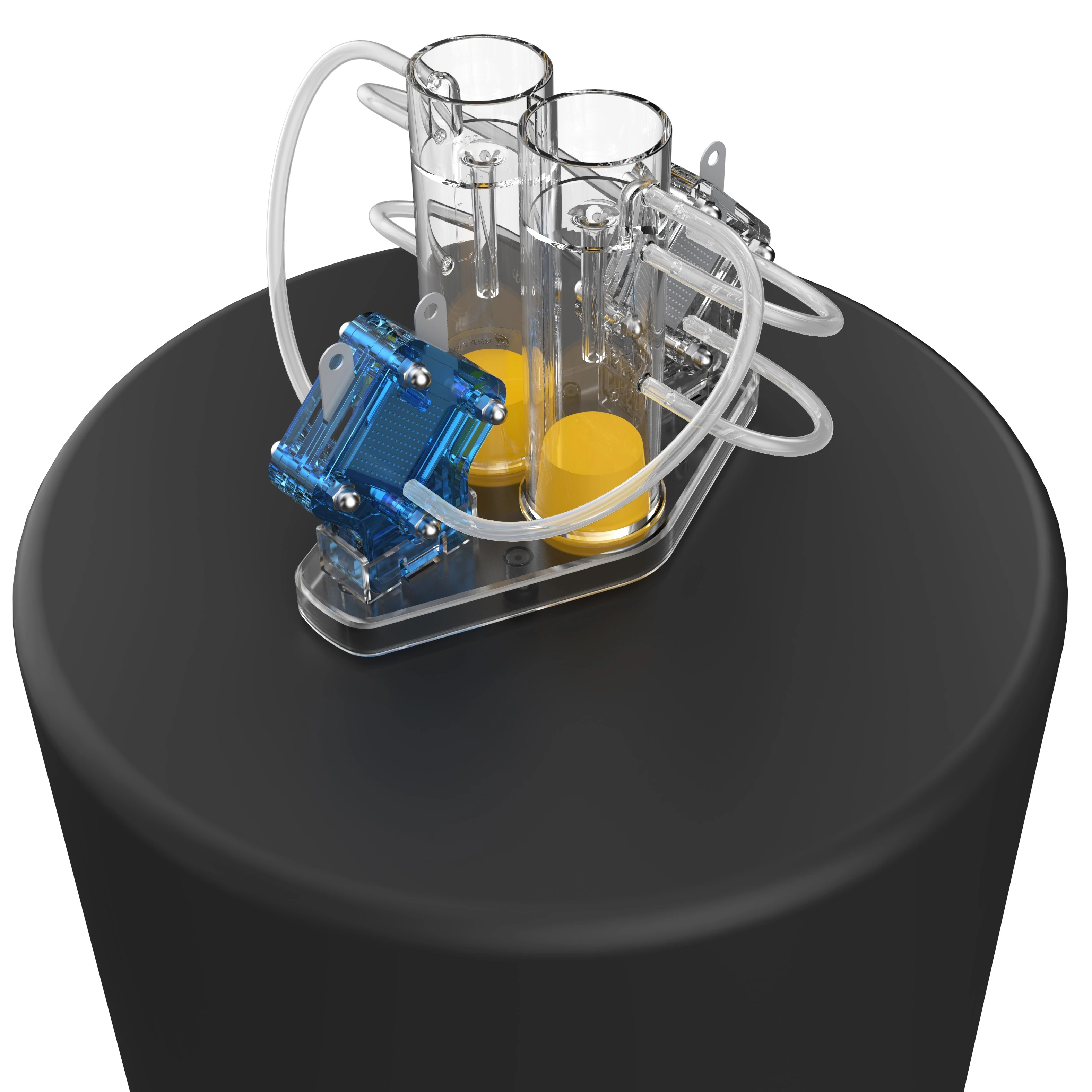 Source Water Electrolysis - Hydrogen Fuel Battery Apparatus for