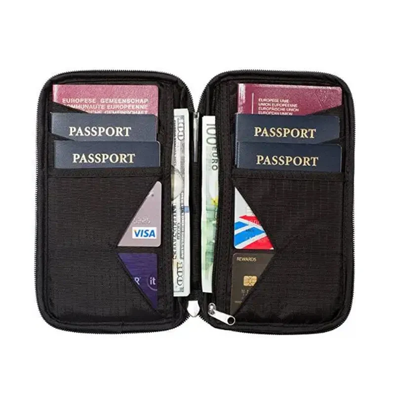 RFID Blocking Family Passport Wallet Holder India